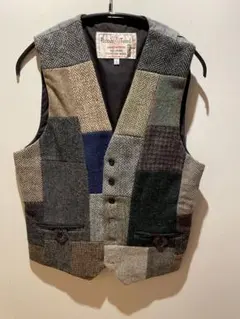 ハリスツイード ベスト