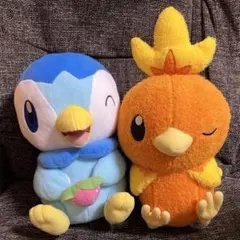 ポケモンぬいぐるみ　ポッチャマ&アチャモ　セット売り