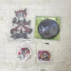 鬼滅の刃 猗窩座 ハロウィン アクスタ 無限城編 缶バッジ くら寿司