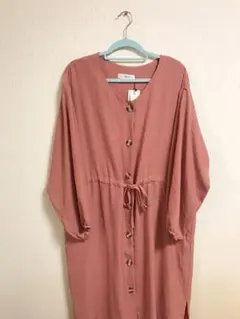 ピンクロングカーディガン☆ワンピース最終お値下げ