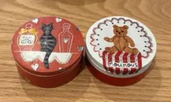 STEAMCREAM 猫 くま 2個セット(缶のみ)