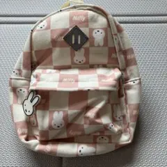 本日限定お値下げ　ミッフィー チェック柄リュック