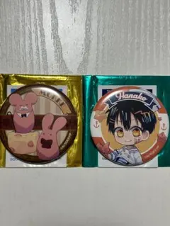 地縛少年花子くん　缶バッチ　２個セット　マリン