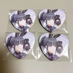 gigo ハート缶バッジ Lady Rabbit 月村手毬 セット - メルカリ