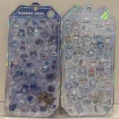 正規品 ボンボンドロップシール シャーベット よるねこ みずいろ
