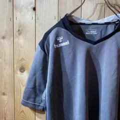 ss1513 Hummel 半袖 Tシャツ スポーツウェア グレー SS-Sのサムネイル