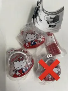 ハローキティ カプセルトイ 3個セット なつかしアイテムミニチュアコレクション