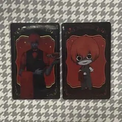 文字化化 THEキャラ ザッキャラ カフェ トレカ 赤い傘の男