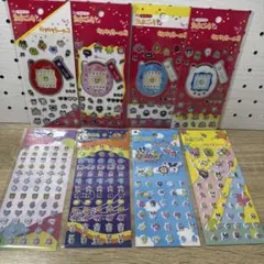 《m40》【正規品】全種8枚セット たまごっち キラキラシール2 プチプチシール