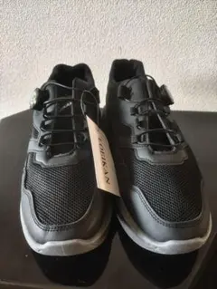 LOEIKAN スニーカー ダイヤル式 ブラック メンズ