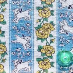 ヴィンテージフィードサック 1/16サイズ F064 ノベルティ柄