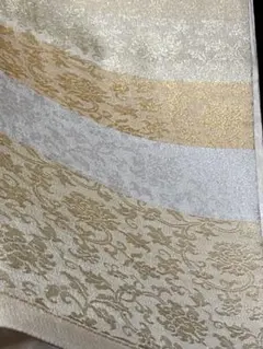 山口美術織物 夢小袖 高台寺金楓牡丹唐草文 袋帯 全通柄 未使用訳ありイ6567