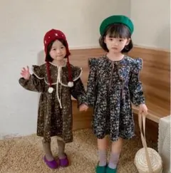 新品 パイピング襟ワンピース