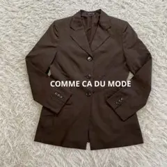 COMME CA DU MODE テーラードジャケット(ブラウン)