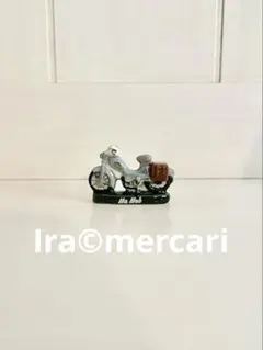 モペッドのフェーブ⑧原付バイク　2輪　フェーヴ　フランス製　ミニチュア　陶器