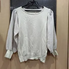 RAY CASSIN アイボリー 七分袖 トップス Fサイズ