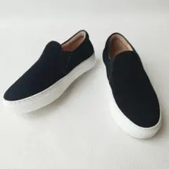 【 23.0 】 MOHI スリッポン 厚底 スエード