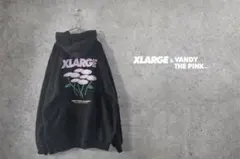 XLARGE × VANDY THE PINK フラワーパーカー XL 黒