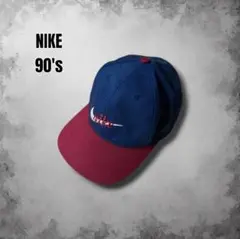 90s NIKE archive ベースボールキャップ 刺繍 オールドナイキ