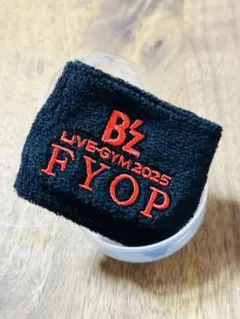 B'z LIVEGYM 2025 FYOPガチャ　リストバンド黒