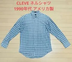 クリーブ CLEVE ネルシャツ Mサイズ ヴィンテージ 1990年代アメリカ製