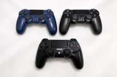 PS4 コントローラー 3個セット 純正2個含む 動作未確認