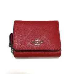COACH 三つ折り財布 レッドのサムネイル