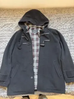 BURBERRY BLACK LABEL 黒 ダッフルコート Lサイズ