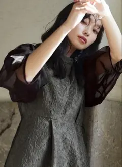 aq【美品】ルイルエブティック ワンピース ドレス 結婚式 オケージョン