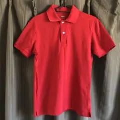 値下げ　UNIQLO 赤 ポロシャツ Sサイズ　メンズ