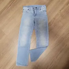 UNIQLO 子供用ジーンズ 130cm ライトブルー