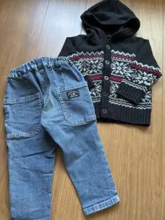 男の子　90センチ　2点セット コムサデモードフォセット　LPS