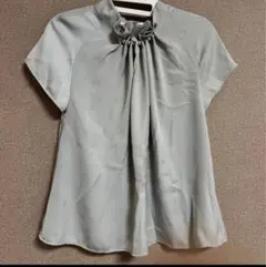 RUBY BOUTIQUE グレー ショートスリーブブラウス