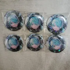 いれいす　ほとけ　いむ　られてる　黒　缶バッジ 　6点