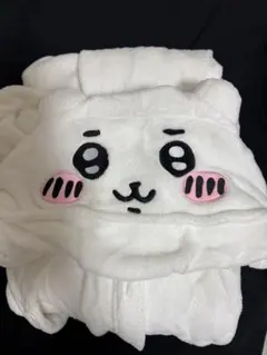 ちいかわ 着ぐるみパジャマ フード付きルームウェア ホワイトのサムネイル