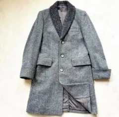 【美品】Paul Smith チェスターコート ウール100% グレー M