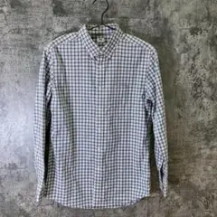 ✨UNIQLO✨ユニクロ♡シャツ♡長袖♡着回し抜群♡チェック型♡グレー(M