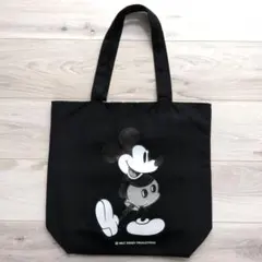 【美品】Disney Resort ミッキーマウス モノトーン トートバッグ