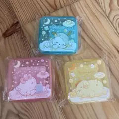 ハローキティ・ポチャッコ・ポムポムプリン 小型ケースセット