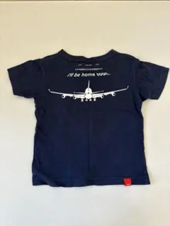 飛行機と滑走路デザイン Tシャツ
