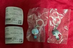 エヴァンゲリオン　めじるしアクセサリー　シンジ+レイ　2個セット