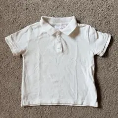 美品　ZARA ザラ　無地　ポロシャツ　白 3-4years 104