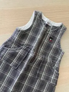 ミキハウス　90cm ダブルビー　女の子　ワンピース　ジャンパースカート