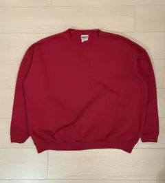 Jerzees 90's スウェット　トレーナー　赤　レッド　無地　USA製