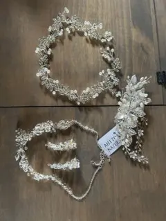 ウェディング ヘッドドレス アクセサリーセット