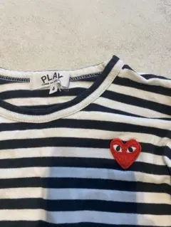 PLAY COMME des GARCONS キッズ 長袖カットソー ボーダー