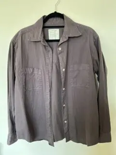 長袖シャツ くすみパープル【BAYFLOW】