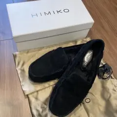 HIMIKO ブラックモカシン 24cm
