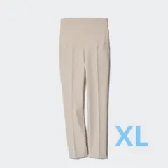 【XLサイズ】UNIQLO スマートアンクルマタニティパンツ(ベージュ)