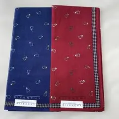 GIVENCHY ハンカチ2枚セット ネイビー レッド　新品
